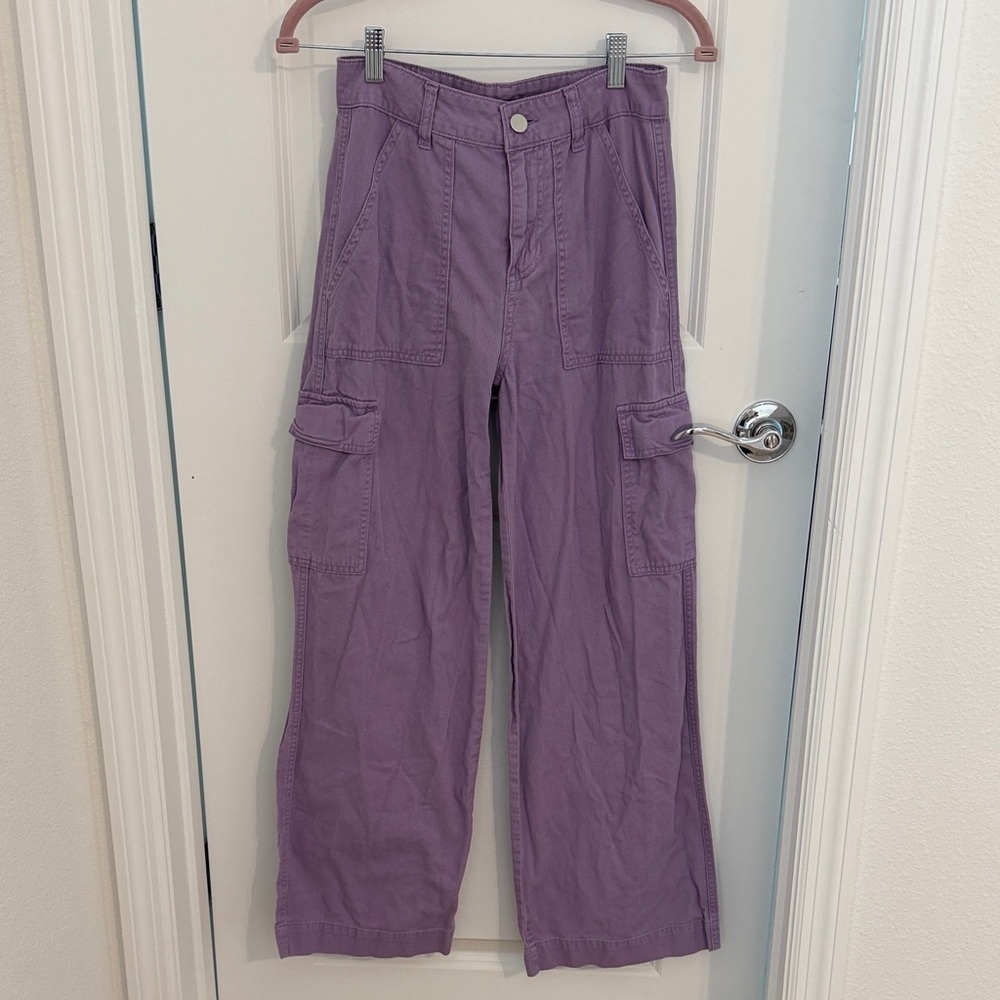 Forever 21 Purple Cargo Pants